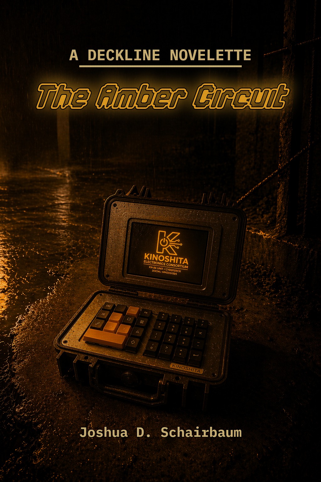 Cover of The Amber Circuit: A Deckline Novelette by Joshua D. Schairbaum